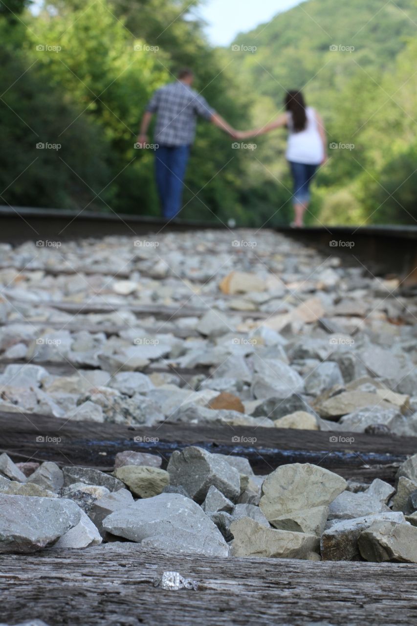Walk along the tracks....2