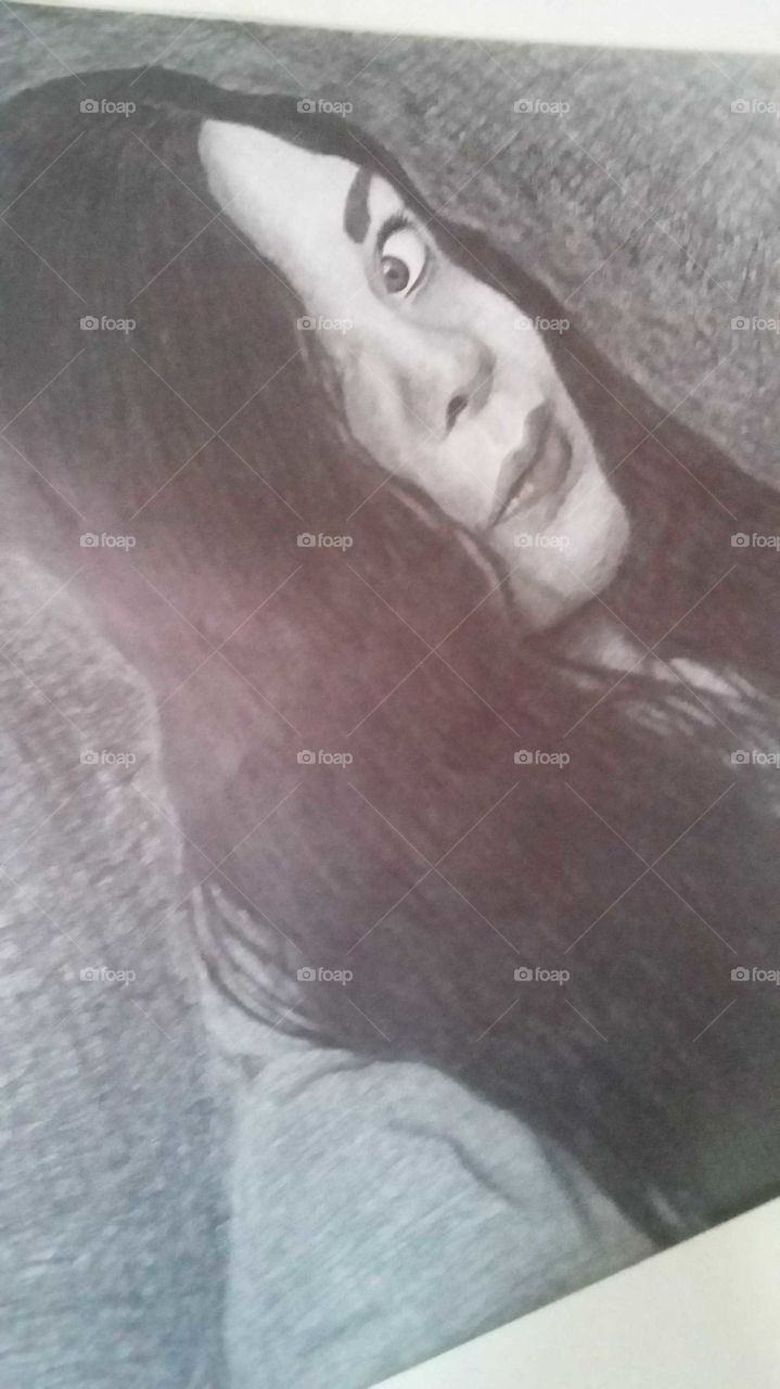 drawing of my sister