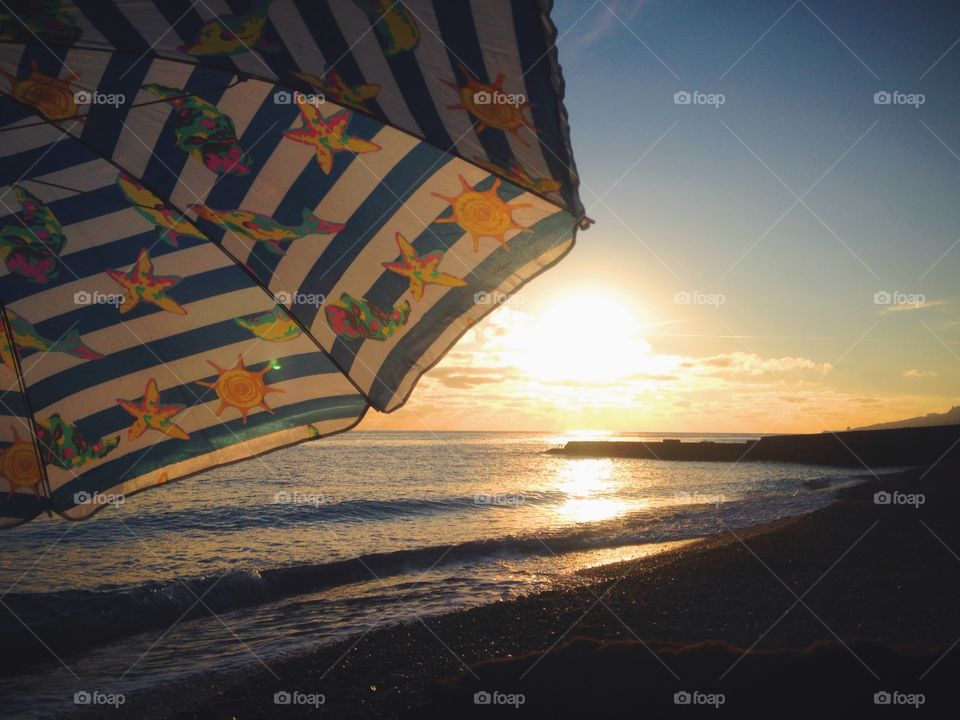 Beach, Sea, Ocean, Sunset, Landscape