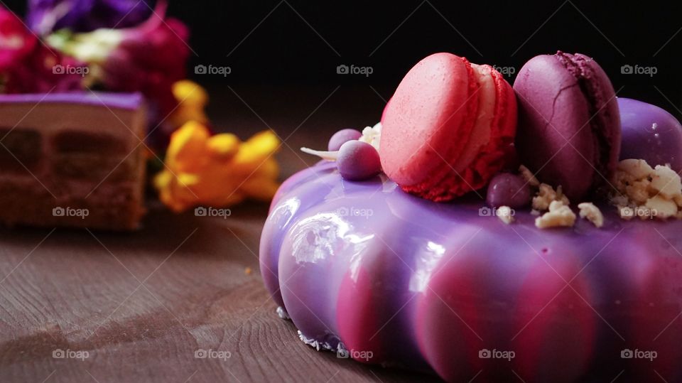 Close-up of cake