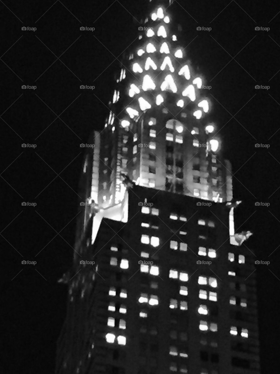Abstract Chrysler Building 