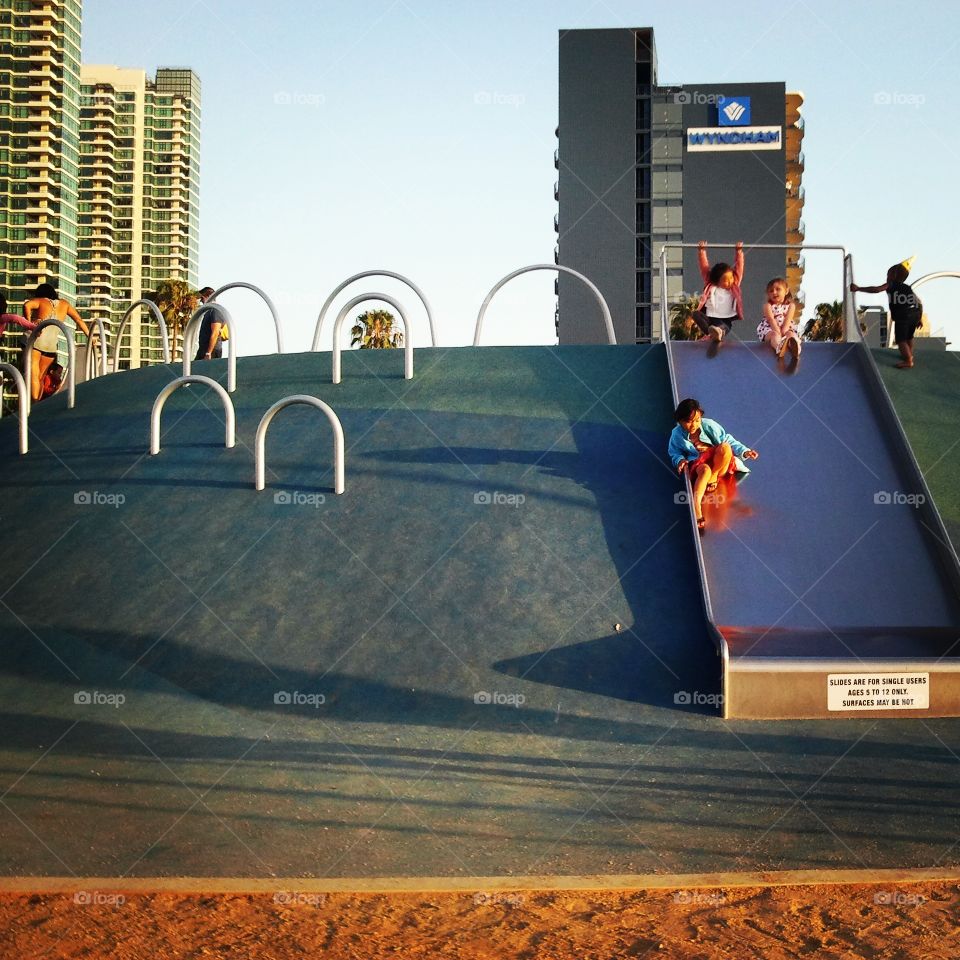 City Playground. Taken in the heart of downtown San Diego.  Best playground that I've ever been to.