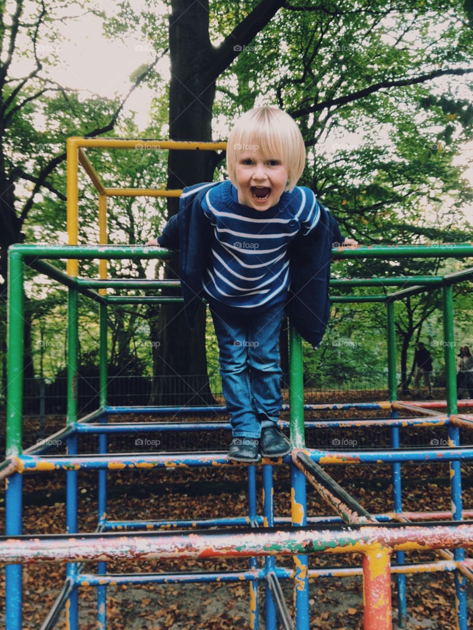Child at a playground