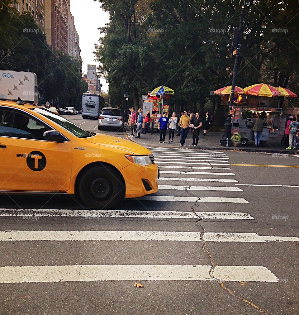 Yellow represented in the big city 