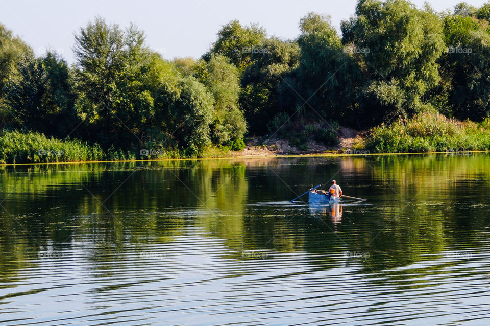 Morning by the river