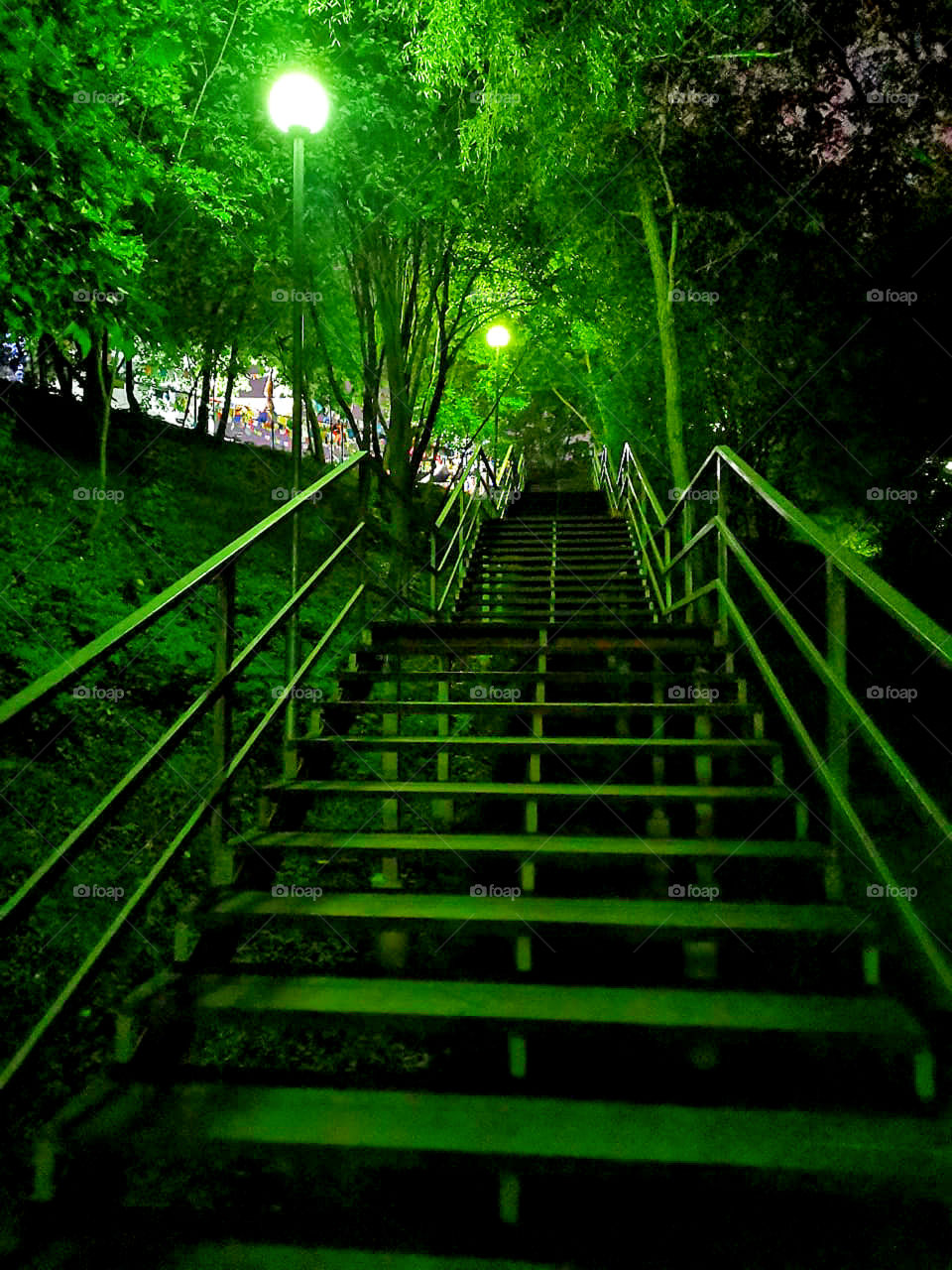 Stairs in the park