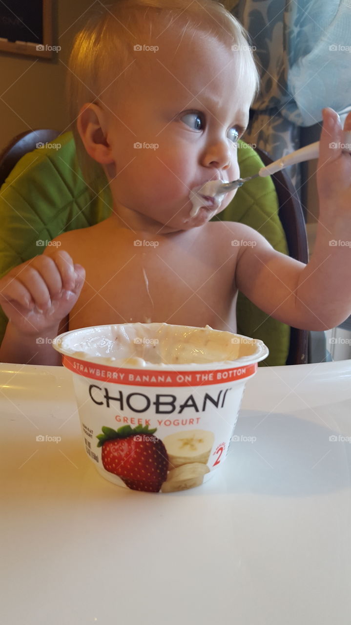 Chobani yogurt, it's what's for breakfast!