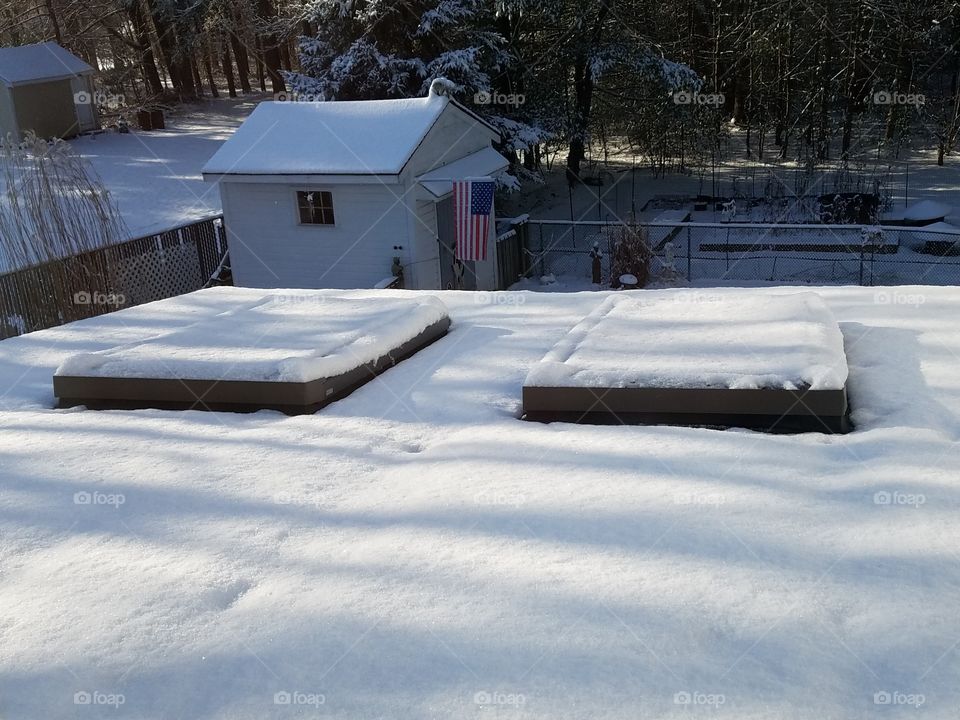 Skylights in roof of kitchen, well insulated.