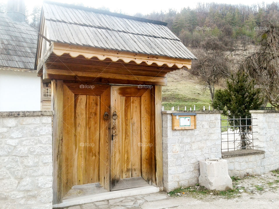 an old gate,way to very old muslim mosque