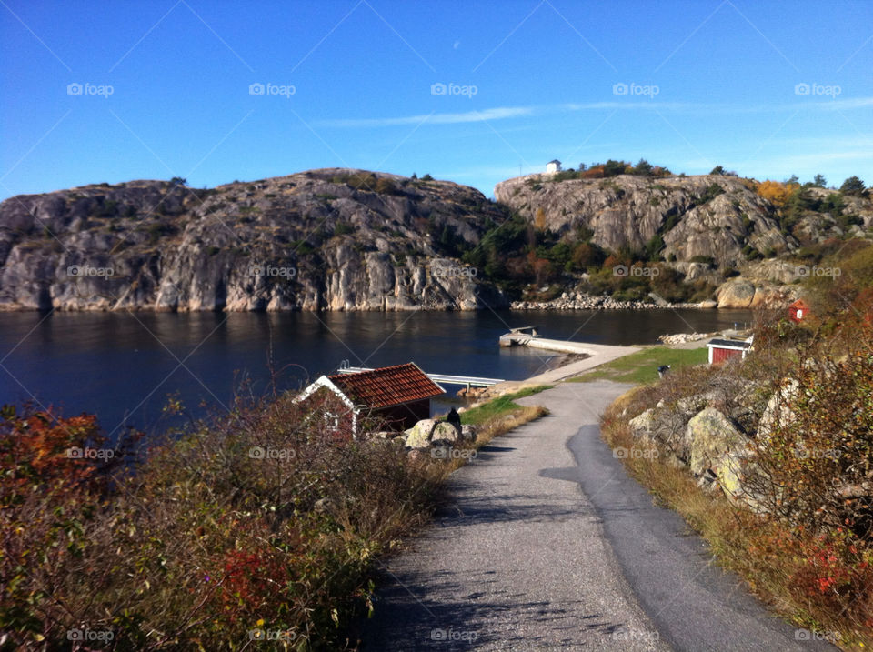 Scenic view of sweden river