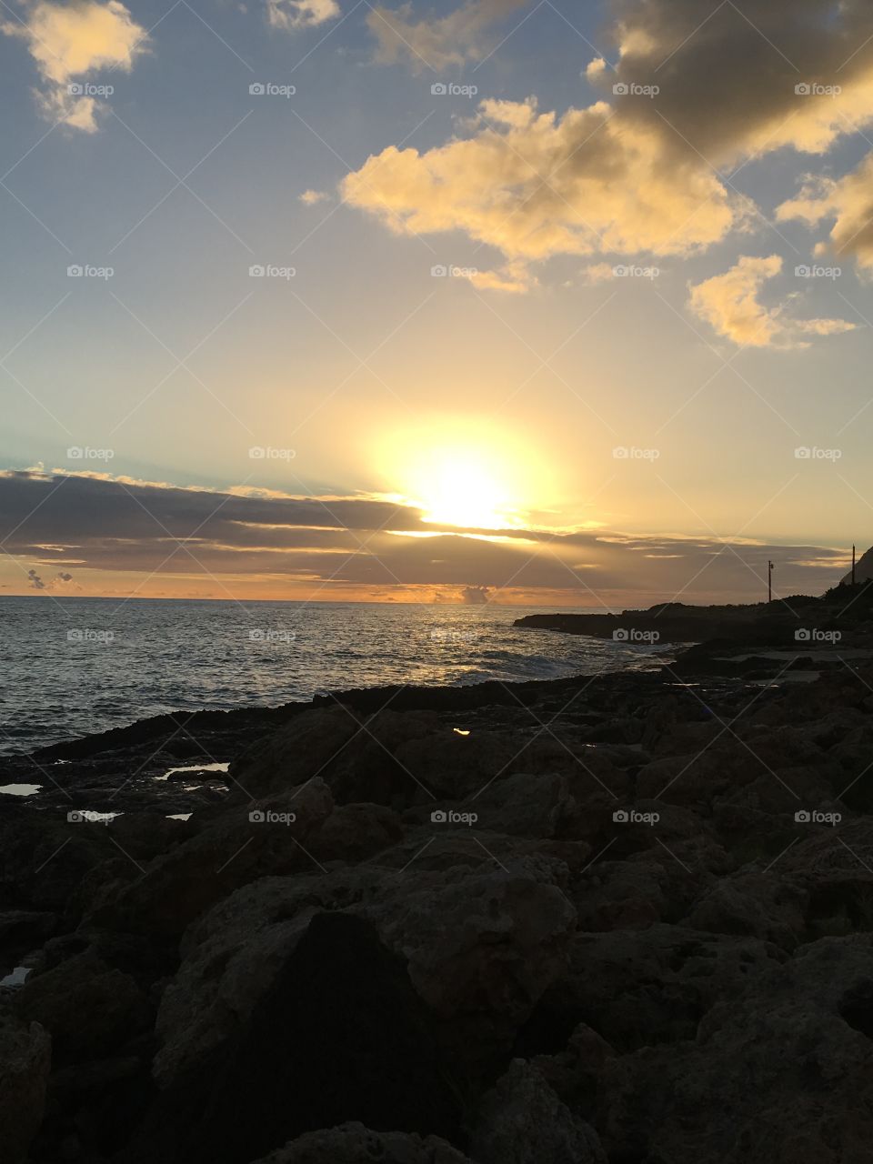 Hawaiian sunset 
