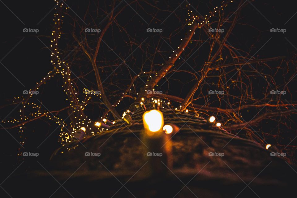 Lights making their wrap around.