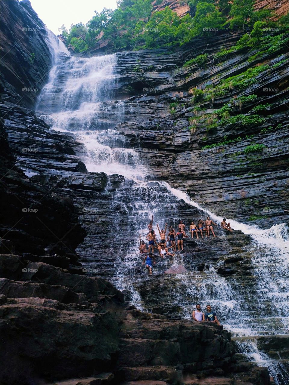 Enjoying with friends