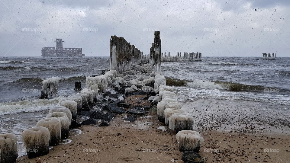 No Person, Water, Beach, Seashore, Sea