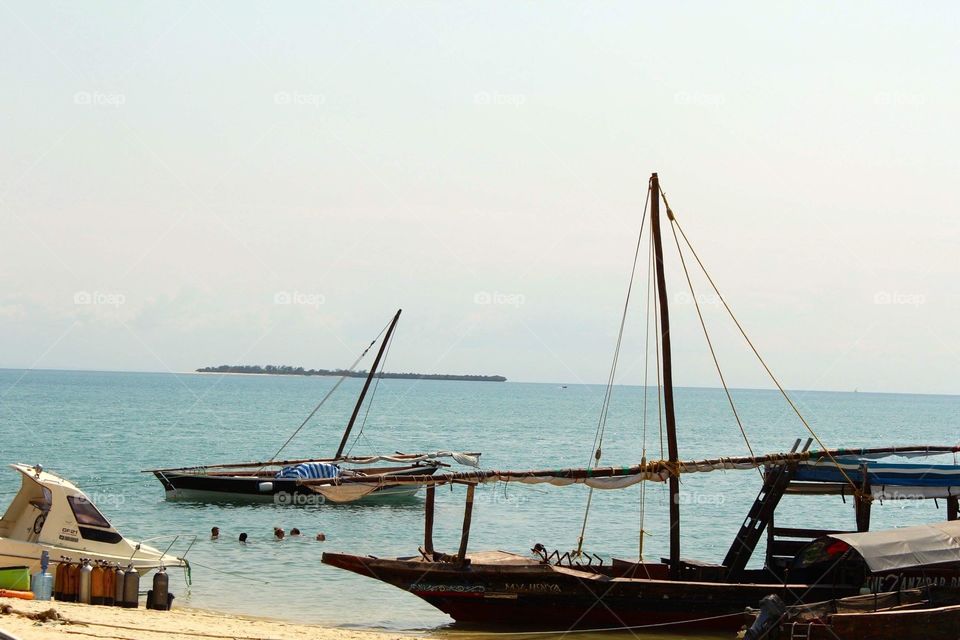 Fishing Boats- Zanzibar, Tanzania 