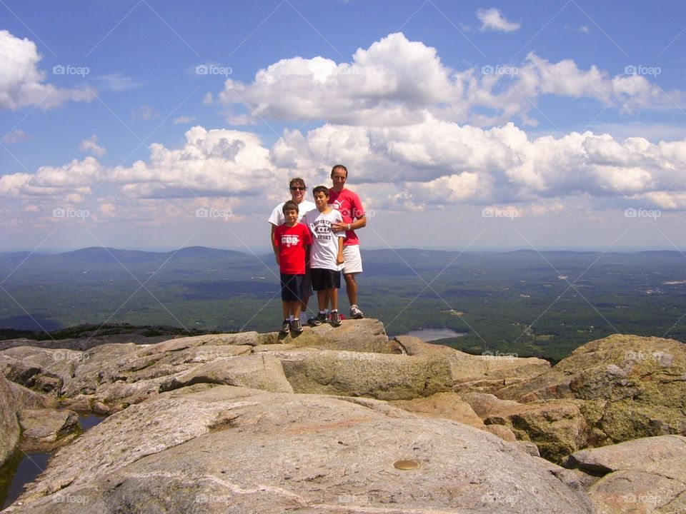 New England mountain summit