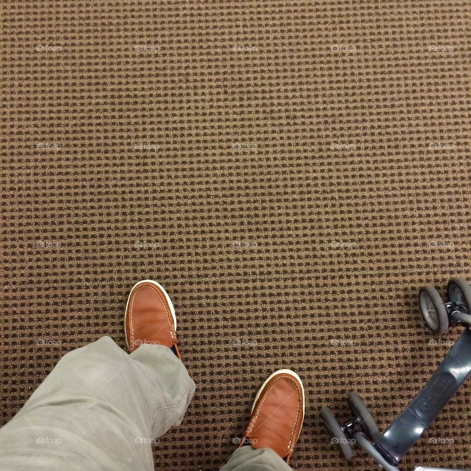 Feet shoes stroller