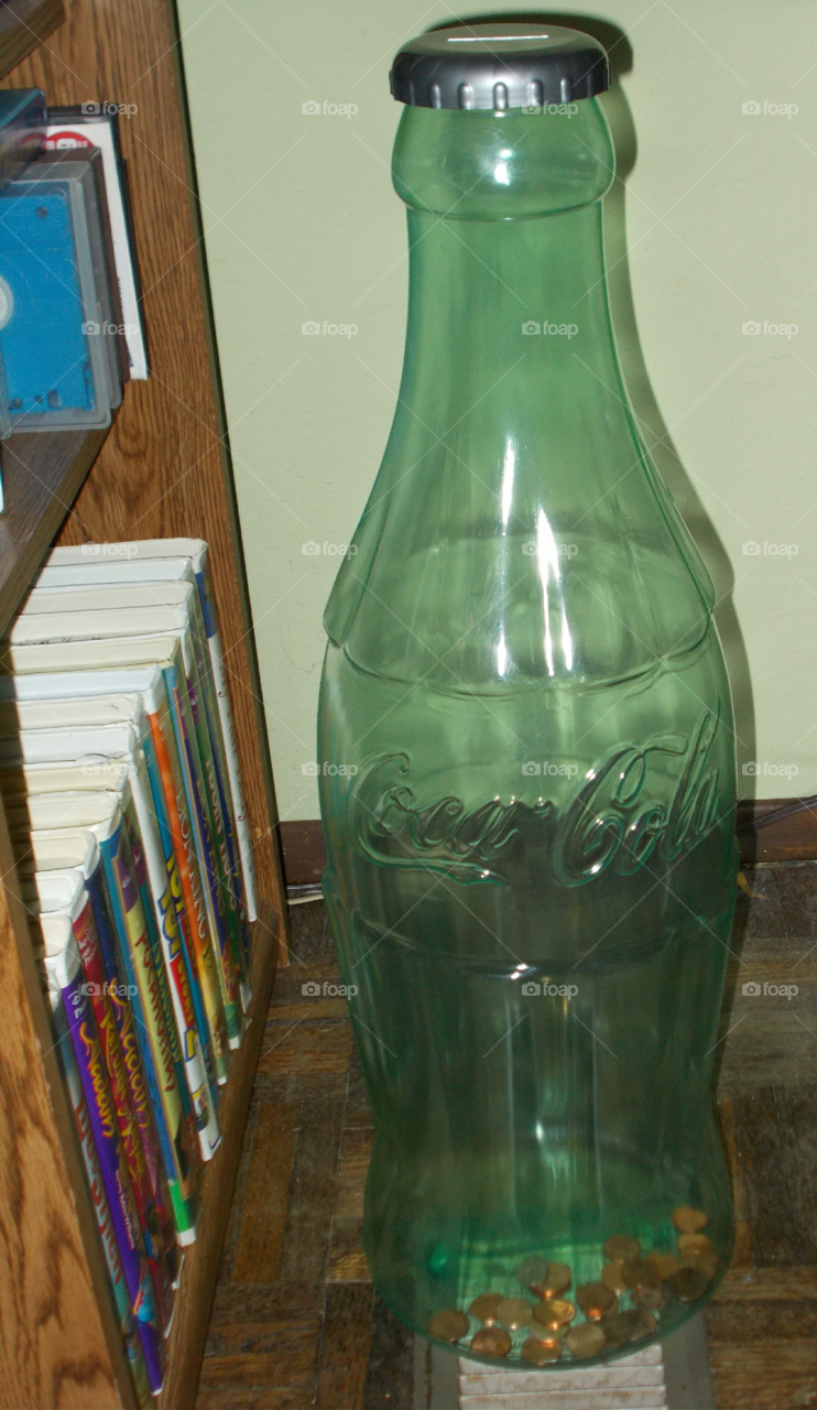 Coca-Cola money bank, just getting started