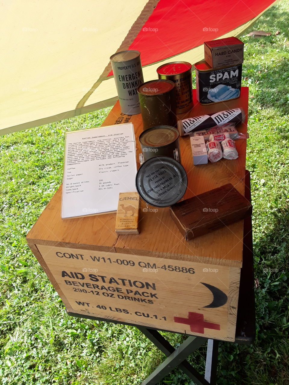 d-day reenactment aid station