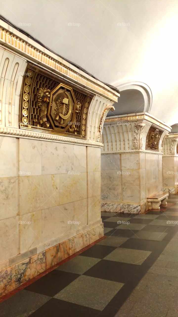 Subway station in Moscow