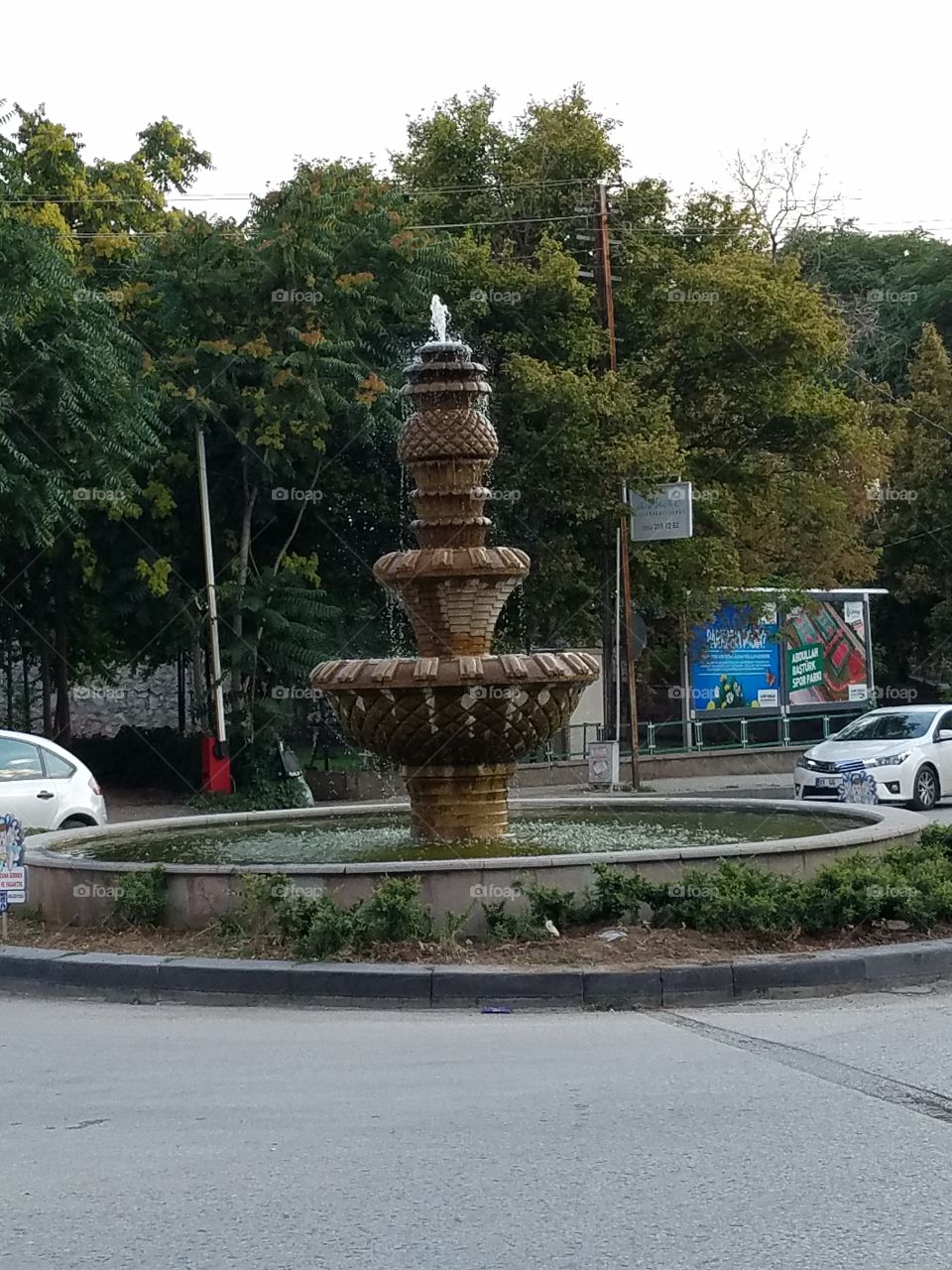 a fountain in Ankara Turkey