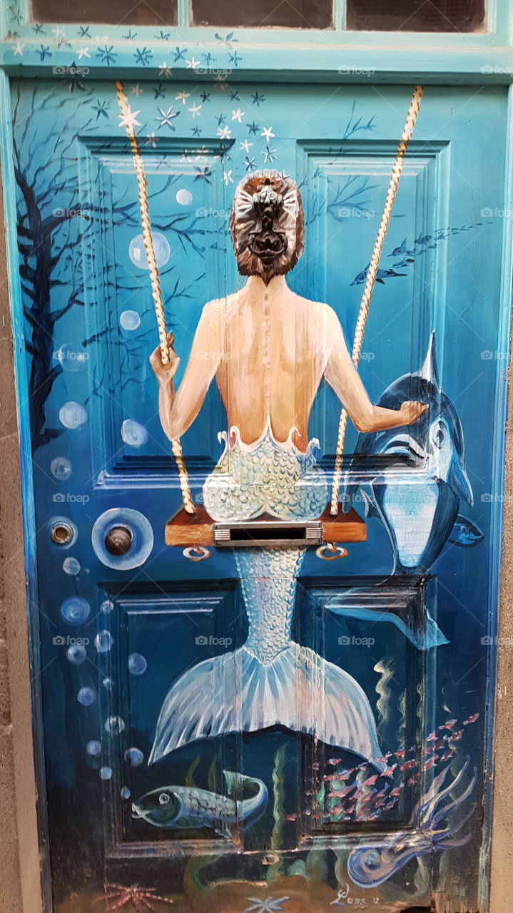 Mermaid in Portugal.