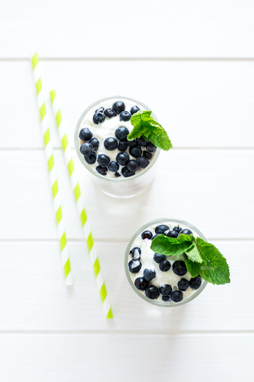 Blueberry smoothie