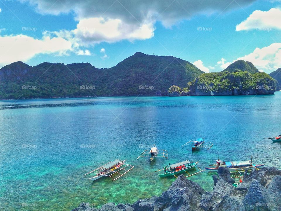 Beautiful gift from Mother Nature after climbing a stiff and spikey rock formations under the heat of the sun.