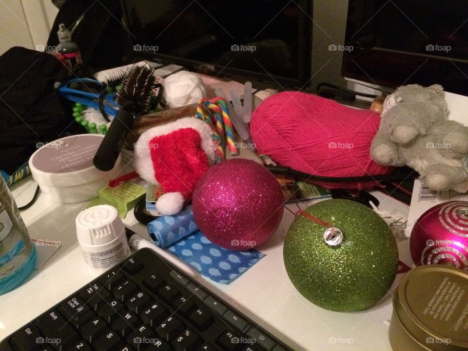 Trying to fit all my hobbies on one surface