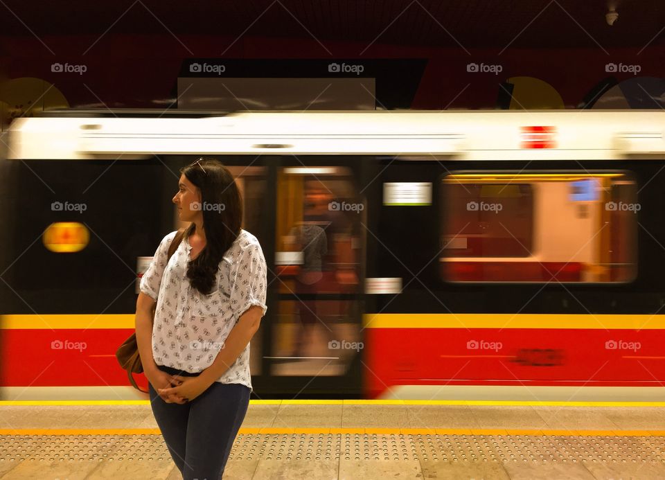 Subway System, Portrait, People, Street, City