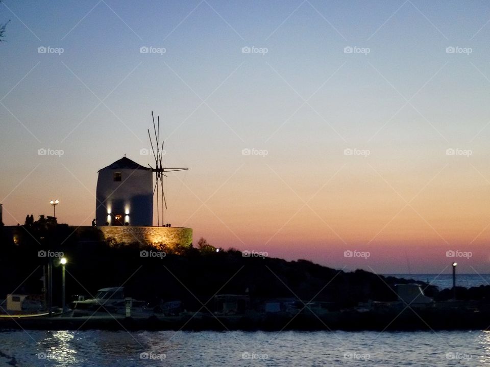 Windmills in Greece 