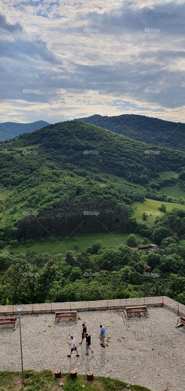 Beautiful view of forests in Deva