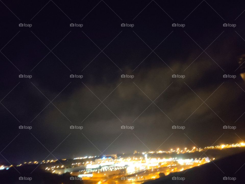 noche sobre la ciudad