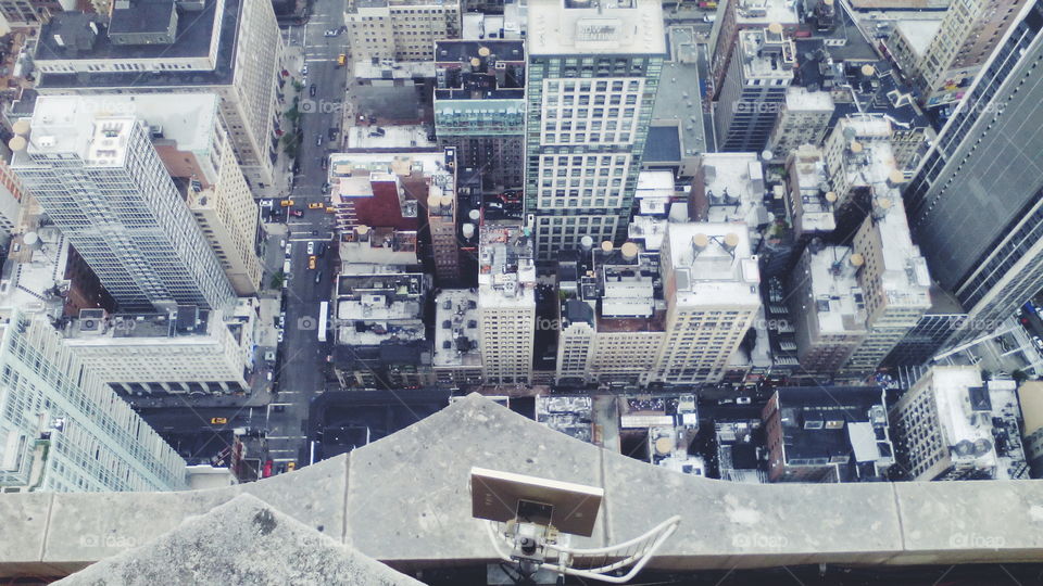 New York, view from the Empire state building.