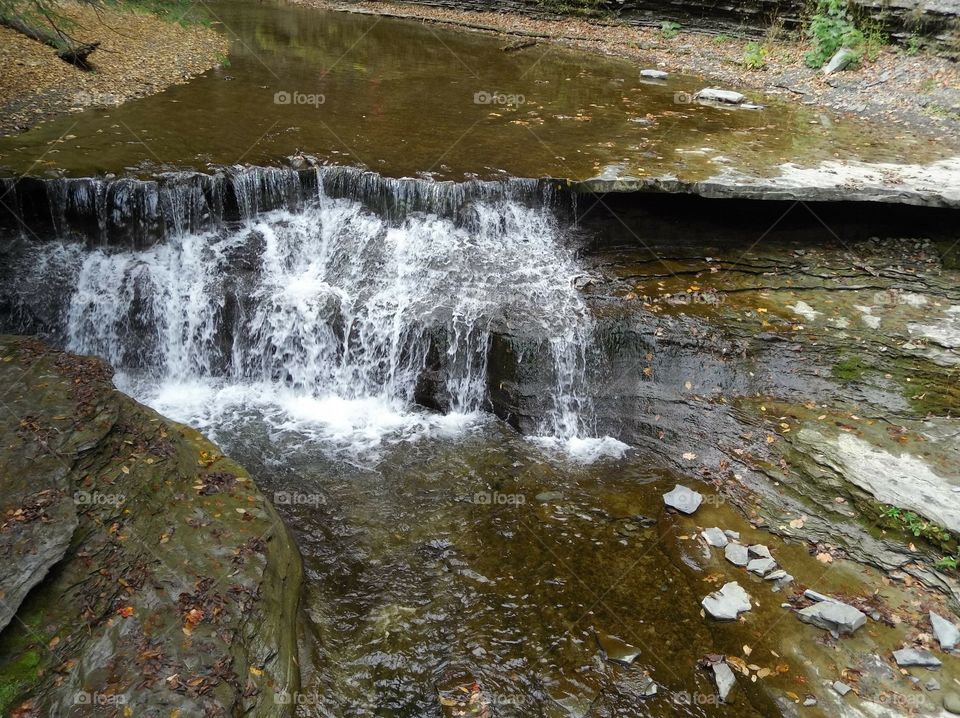 waterfall at Stony Brook State Park