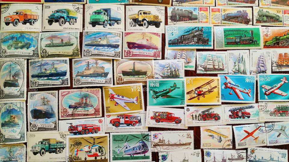 the collection of postmarks