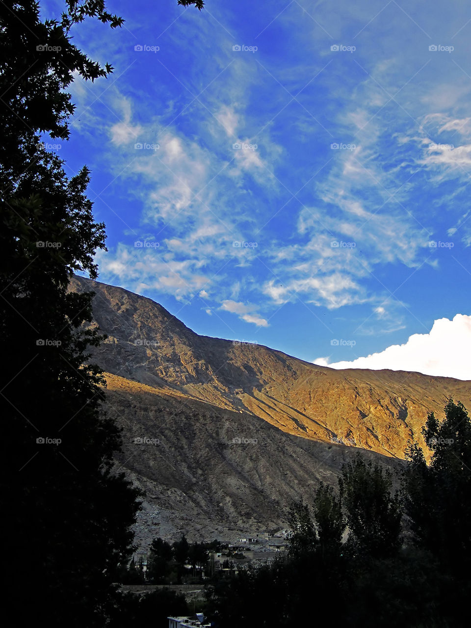 Mountain Glory. Rugged mountains in the city of Gilgit in Northern Pakistan. 