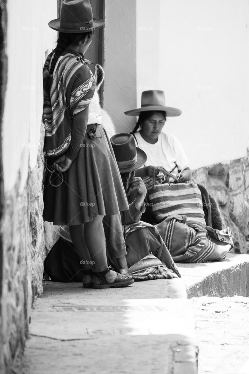 Another warm day at work. Peru cusco 2014