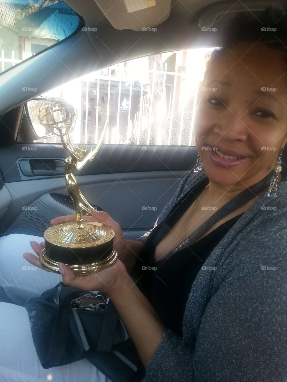 my sweet friend and her Emmy