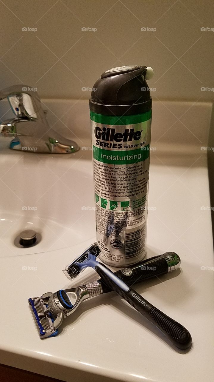 The ritual of shaving