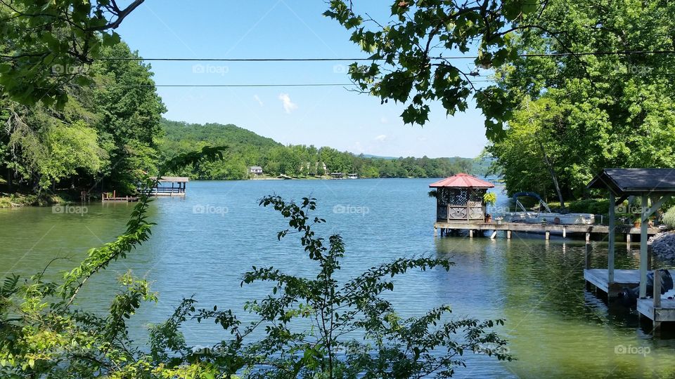hidden cove on Tennessee river