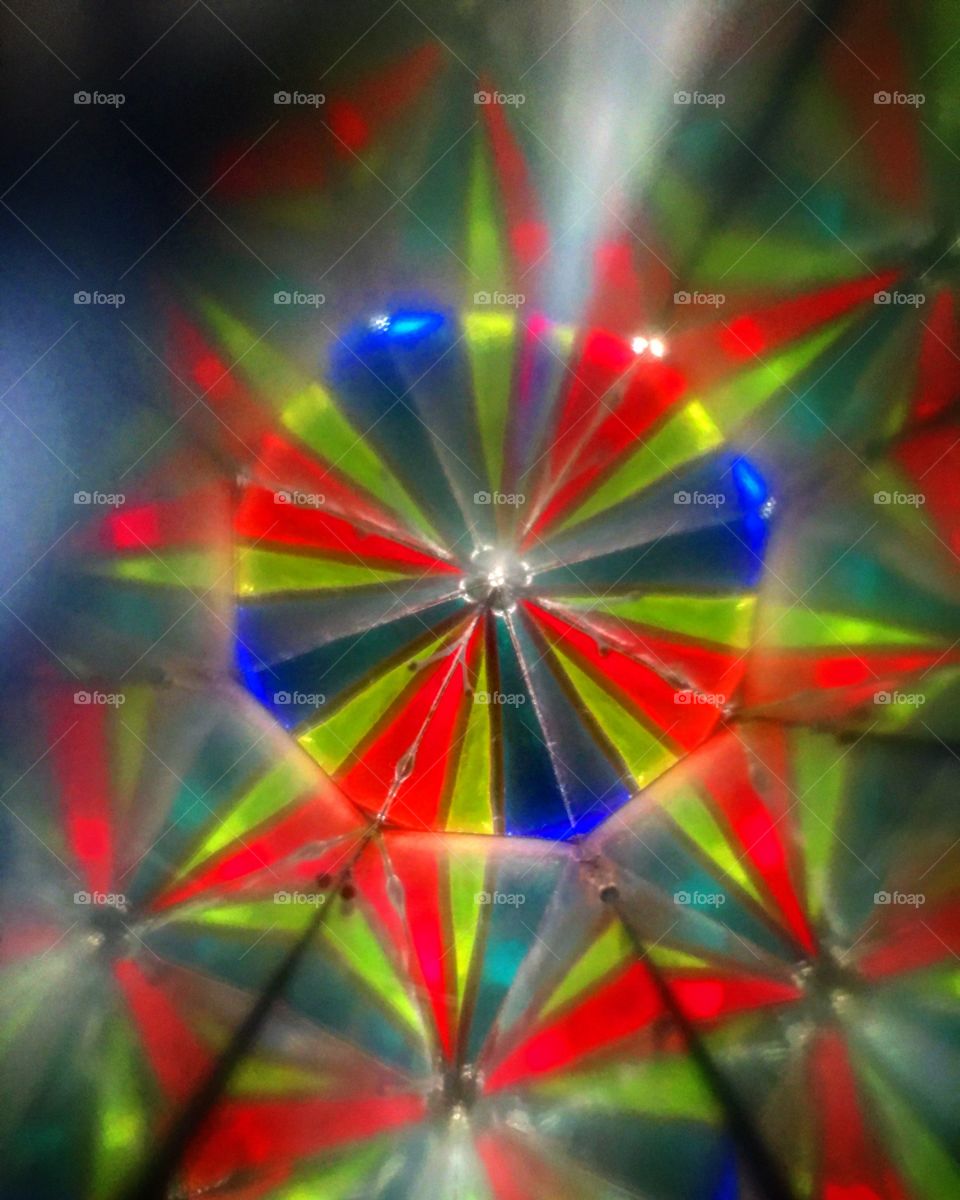 View of a kaleidoscope