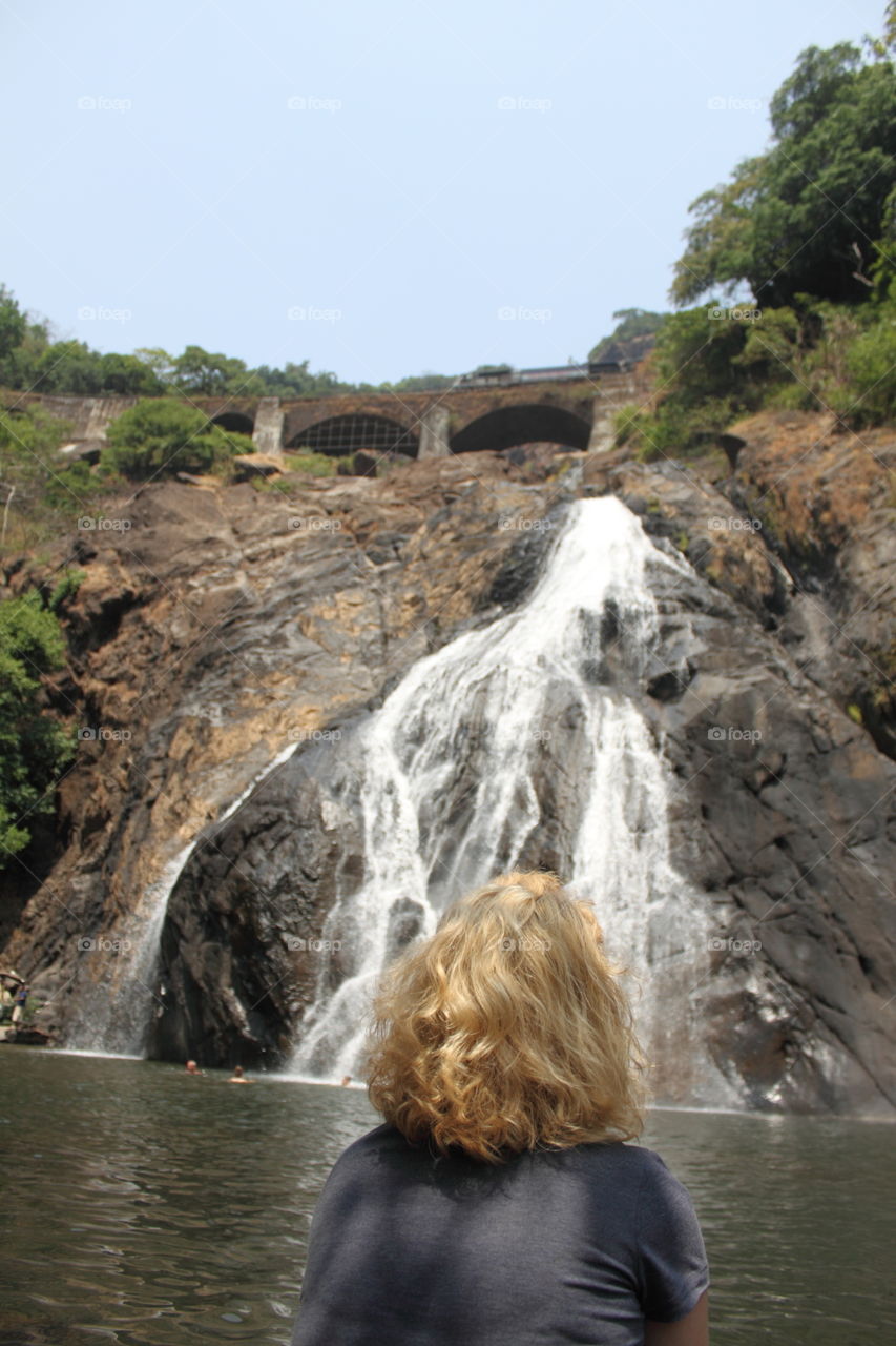 dudhsagar fall waterfalls of Goa where picnic games swimming n meditation is practical