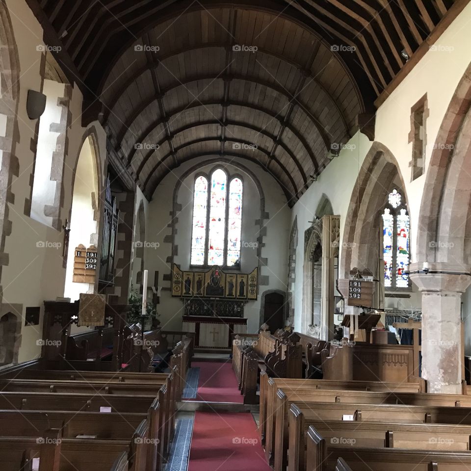There is a steady flow of visitors to view this lovely little church in Porlock, Somerset, easy to understand why, it’s beautiful.