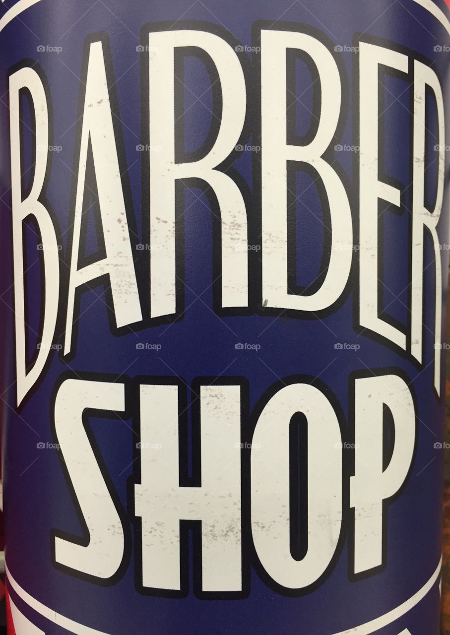 Barbershop sign