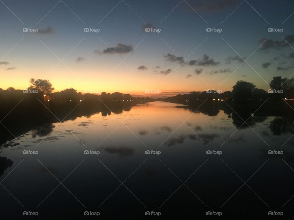 Evening sunset in Florida 