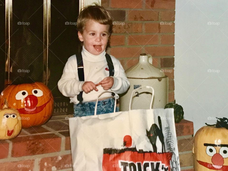Hand Painted Bert, Ernie, & Big Bird Halloween with Chris Golden