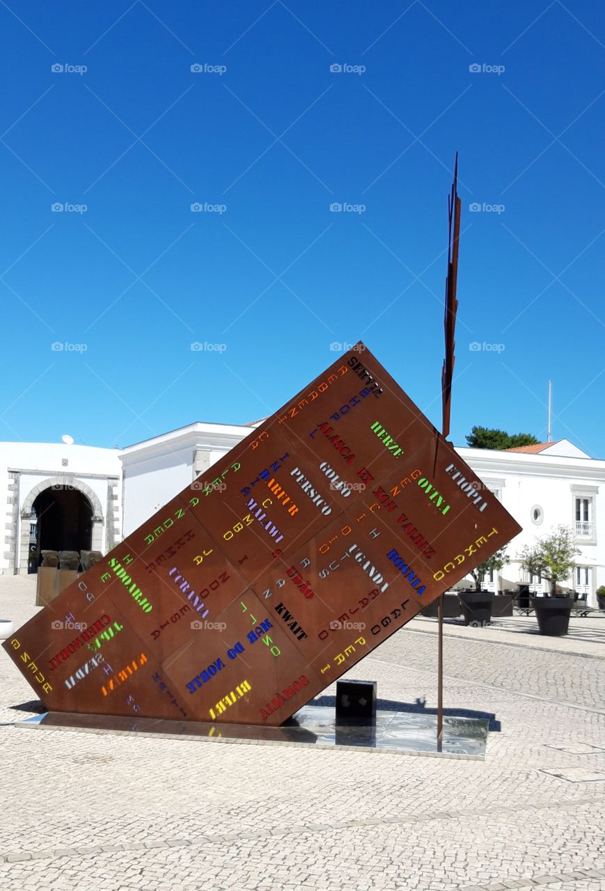 sculprure in Cascais