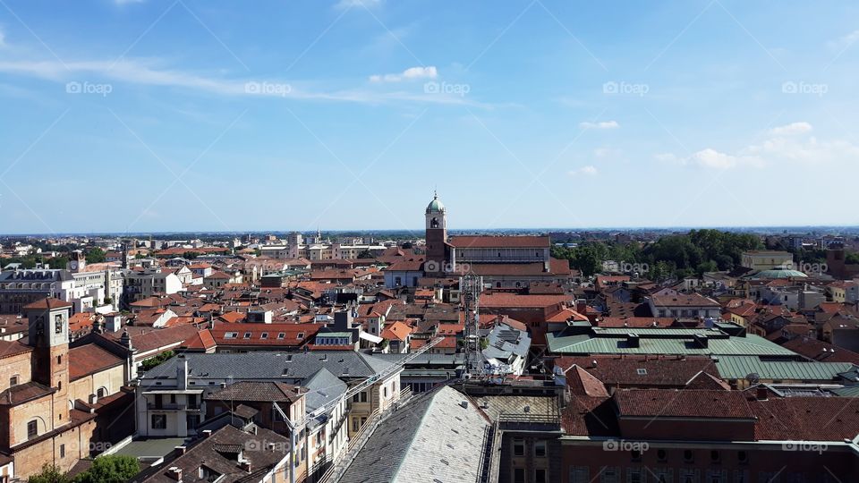 Novara cityscape