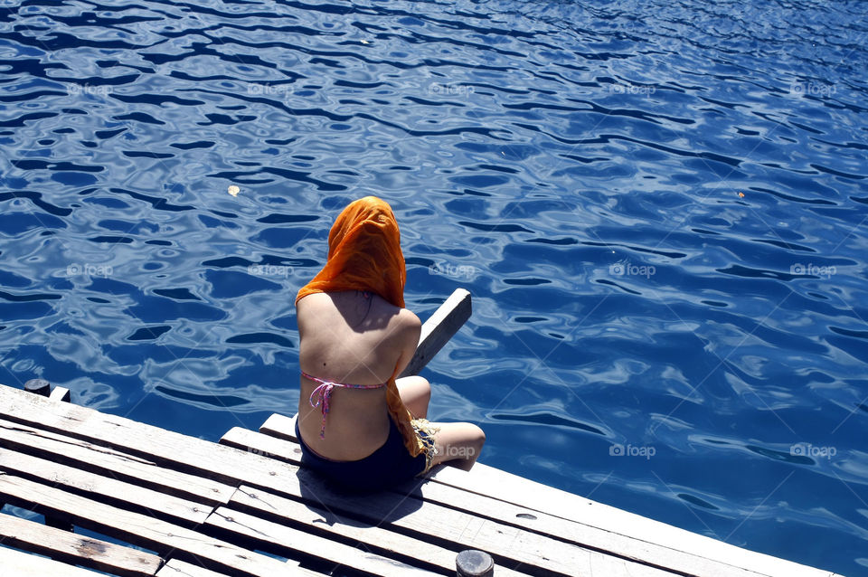 girl in the lagoon